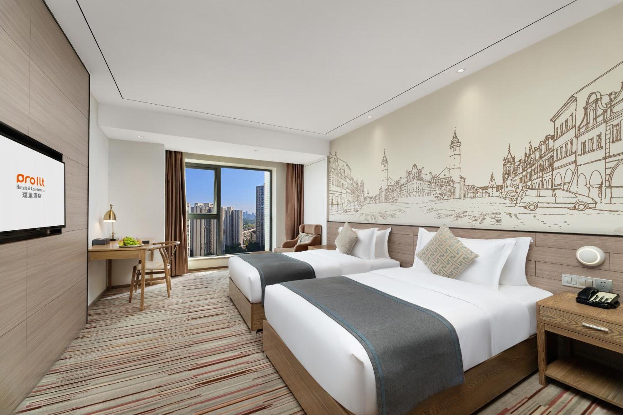 Chengdu Prolit Hotel Eksteriør billede
